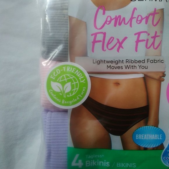 Hanes Other - Hanes Comfort Flex Fit Bikinis 8/L